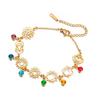 7 Chakra Colorful Zircon Anklet Women Stainless Steel Gold Leg Ankle Bracelet Amulet Meditation Yoga Jewelry Gift