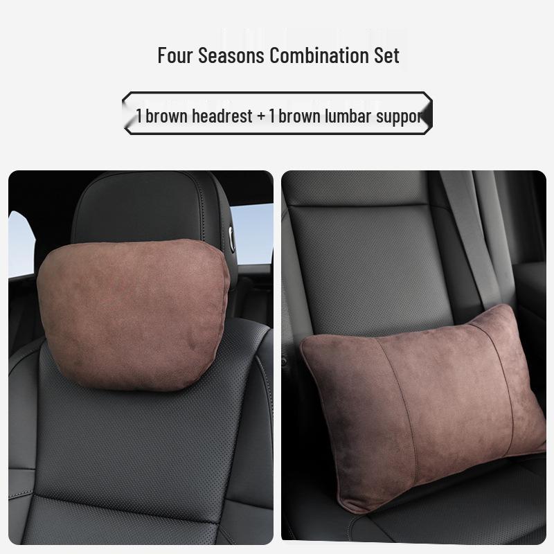 Car Neck and Lumbar Support Pillow for Maybach, Mercedes, Tesla, AITO