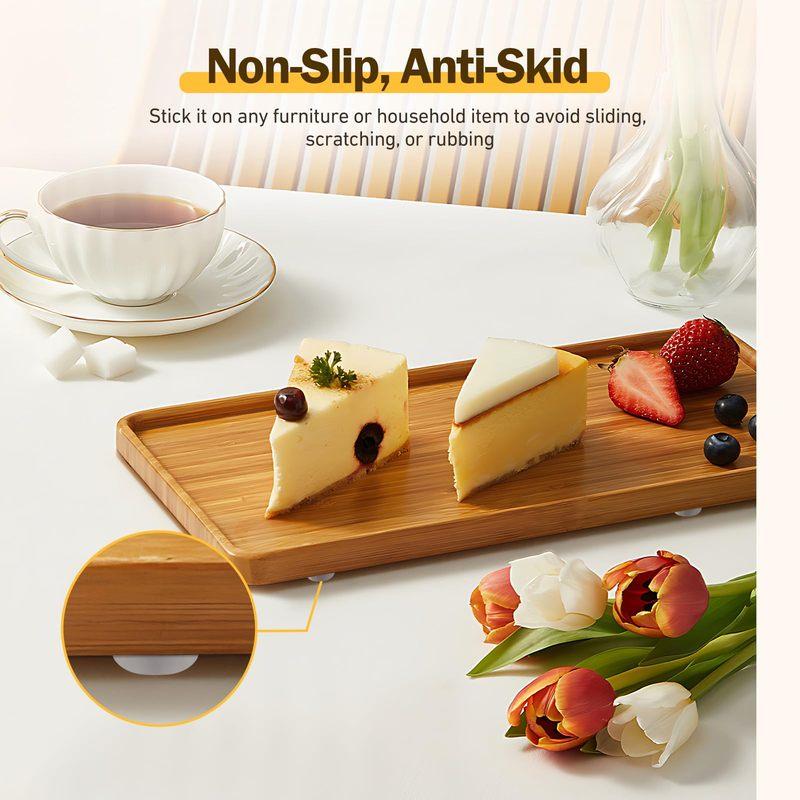 Transparent Silicone Granules Door Handle Sticker Transparent Anti Bump Silicone Cushioning Anti Slip Mat