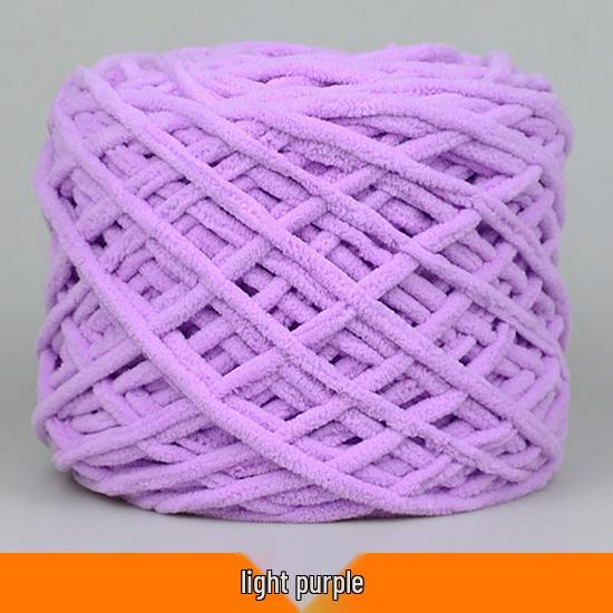Plush Wool Yarn for Hand-Knitted Crochet Shoes & Slippers