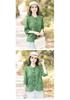 Summer New Stylish Seven-Sleeve Chinese Style Shirt for Middle-Aged Women