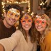 Dekorative Filz Requisite für Fotos Thanksgiving Truthahn Brille Lustige Erntefest Party Brillen Kinder Leichte Feiertagsbrillen Erwachsene Kürbis Dekor Foto