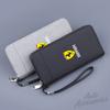 Carteira de Negócios Masculina Bolsa de Mão Porta-Cartão de Crédito Porta-Dinheiro Carteira de Lona Para Ferrari 488 Roma F8 SF90 812 360 FF F430 LaFerrari Amalfi