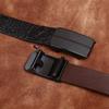 High-End Crocodile Pattern Stainless Steel Automatic Buckle Belt Men'S Leather First Layer Cowhide Business Casual Dress Pants Belt