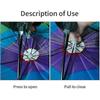 Umbrella Hat Folding Head Umbrella Sun Rain Caps Umbrella for Fishing Camping KHMYV
