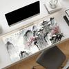 Chinese ink landscape painting Mouse Pad Square Office Gaming Desk Mat Waterproof Non-Slip Rubber Decorative