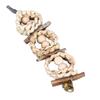 Parrot Chewing Toys Safe Corn Husk Cage Toys Interesting Anxiety Reduction Hanging Toys for Birds Hamsters Rabbits