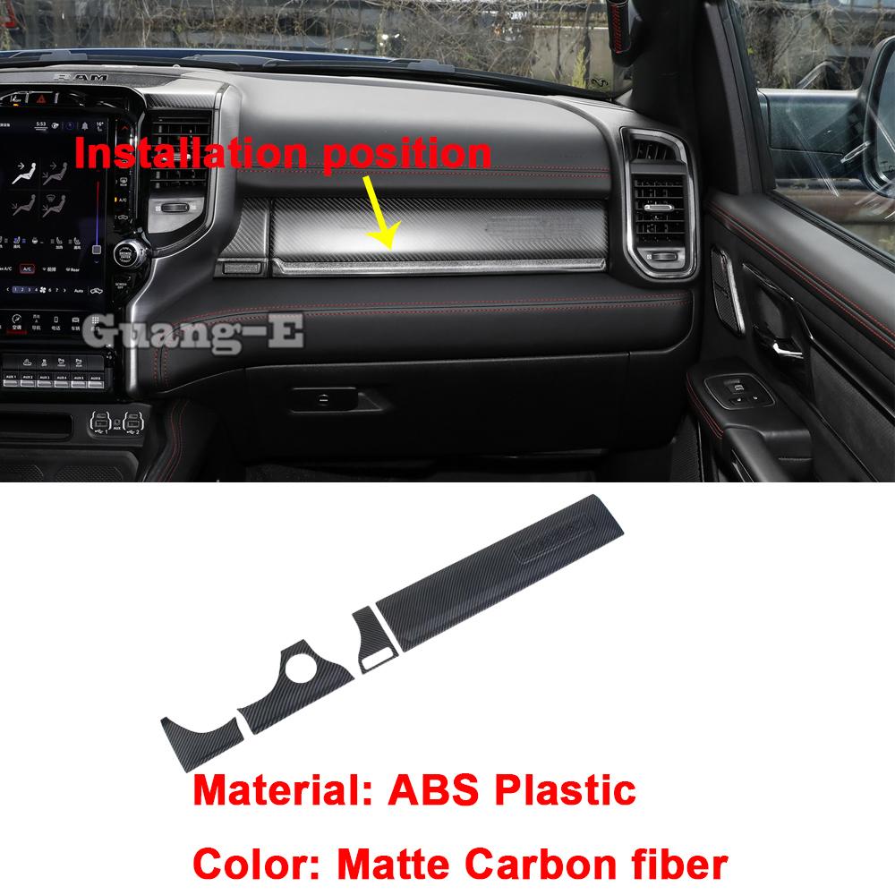 For Dodge Ram 1500 TRX   2024 ABS Steering Wheel Frame Dashboard Armrest Handle Panel Air Outlet Vent Trim Gear