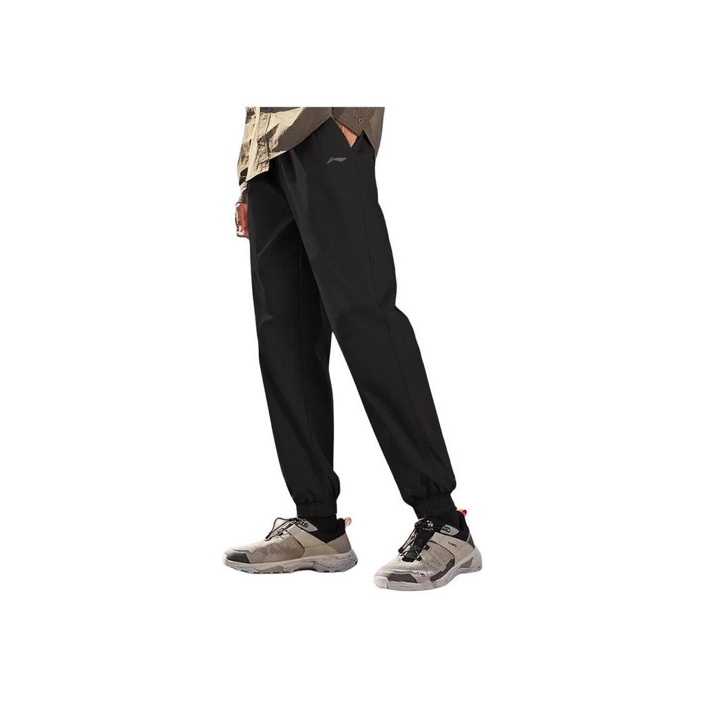 Li-Ning Quick-Drying Breathable Durable Casual Pants Men Bottoms Classic-Black APLU799-2