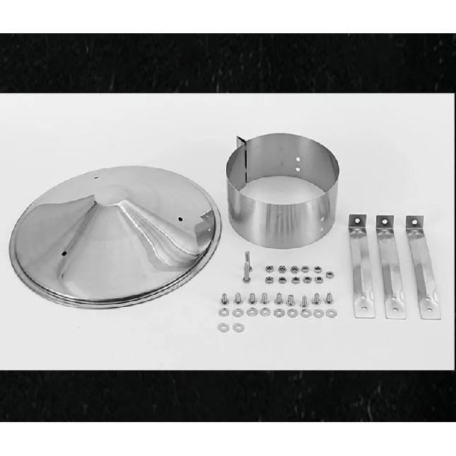 1PC Chimney Cowl Cap roof rain cap chimney Exhaust Hood Stainless Steel Exterior Wall Air Outlet Stove Pipe Protector Cover
