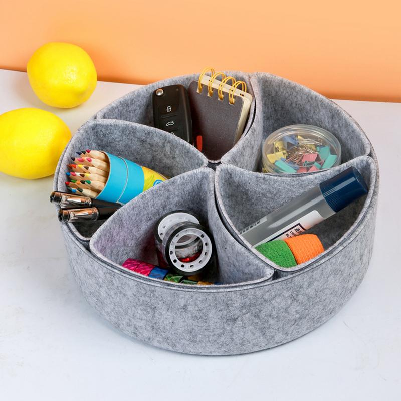 Felt Drawer Organizers Bins Tray Storage Bins Drawer Divider Catchall Tray Vanity Drawer Organizer Storage Organizer For Office