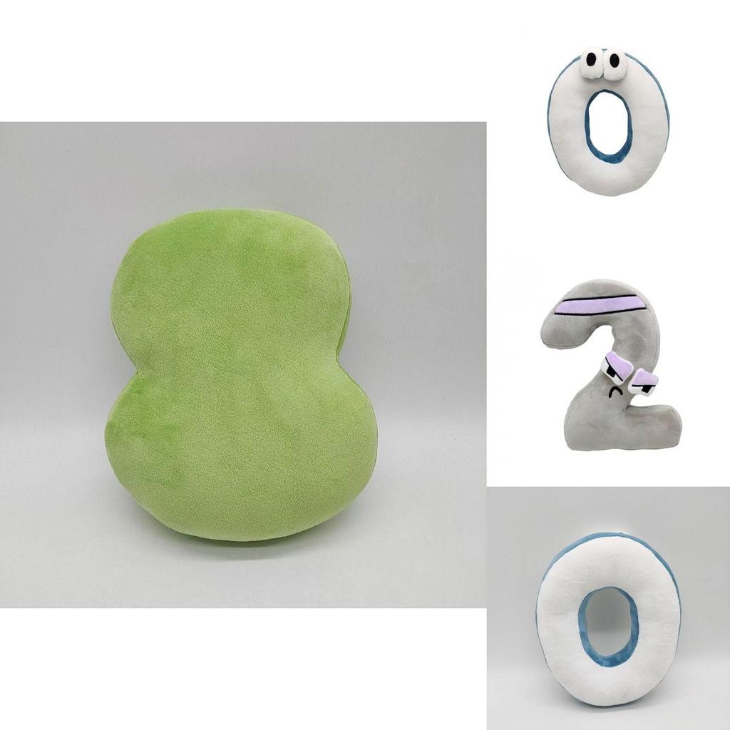 Adorable Poupée Bébé en Peluche Number Lore Douce Rembourrée Jouet Éducatif Décoration de Maison Cadeau de Noël