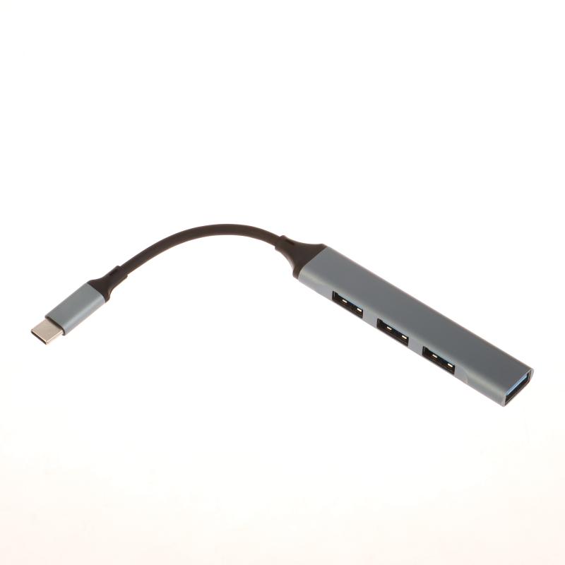 1 шт. Компьютерные аксессуары USB 3.0 концентратор USB-хаб 4 порта Высокоскоростной разветвитель Type C 5 Гбит/с Многопортовый ХАБ 4 порта USB 3.0 2.0