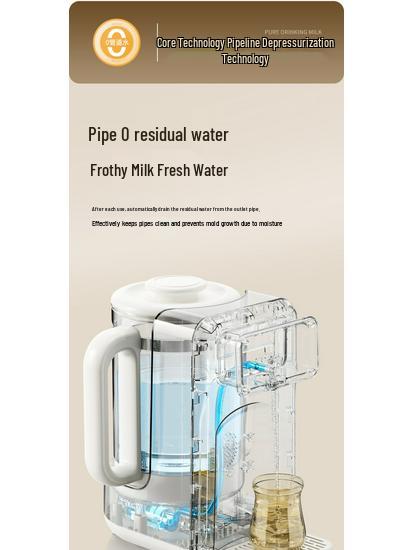 Aux Smart Baby Formula Maker - Milk & Water Dispenser, Temperature-Controlled Electric Kettle