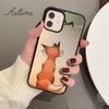 Fox Animal Phone Case for iPhone 11 12 13 14 Pro Max Mini X XR XS SE 2020 5 6S 7 8 Plus Samsung Galaxy S21 S22 Plus Cover Shell