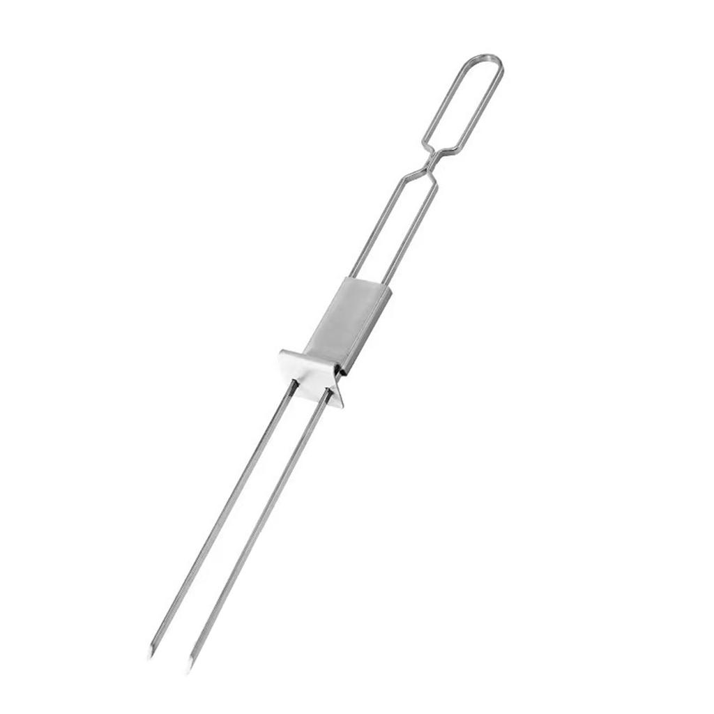 Kabob Skewer for Grilling Metal Stainless Steel BBQ Skewer Stick Reusable BBQ Grilling Camping Picnic Tool Steel Skewer