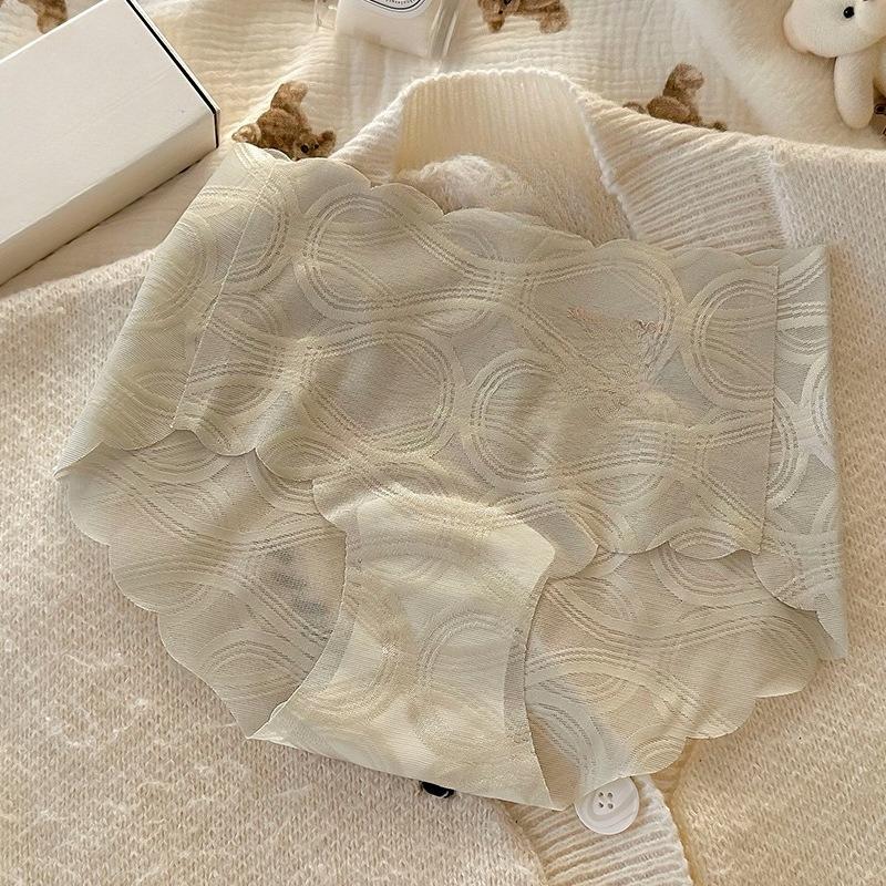 Confezione Estiva da Donna Lusso Leggero Senza Tracce sul Fianco Seta Ghiacciata Sensazione Fresca Aria nella Vita Alta Vita Slip