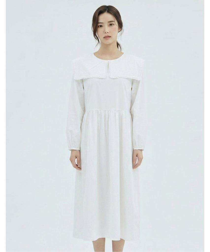 VANAKE Big Lace Collar Dress_Vb34Opq306Z