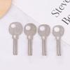 10Pcs Silver Color Metal Key Embryo Square Key Blank Fingerprint Lock Password Lock Electric Door Lock Blank