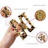 Acetate Korean Fashionable Hair Clip For Women With Elegant Square Design In Colors Multiple