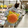 2025 Summer Cute Hamburger Cartoon Backpack for Women - Large Capacity, Double Shoulder Bag