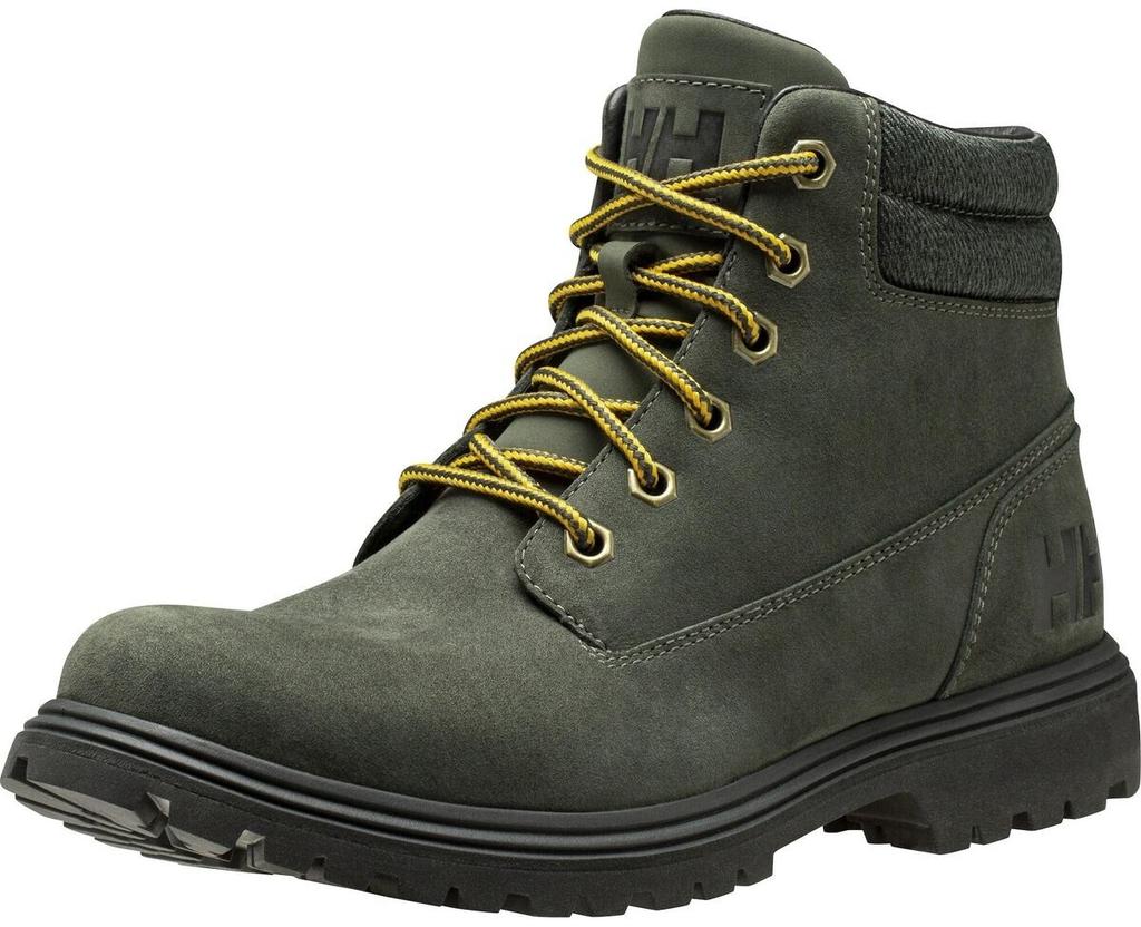Helly Hansen Fremont Classic Waterproof Boots Made of Genuine Leather Green