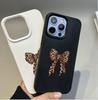 Case For Samsung Galaxy S25 S23 Ultra S22 S21 S25FE S20FE S24FE S23FE  Leopard print bowknot Luxury PU Leather Cover