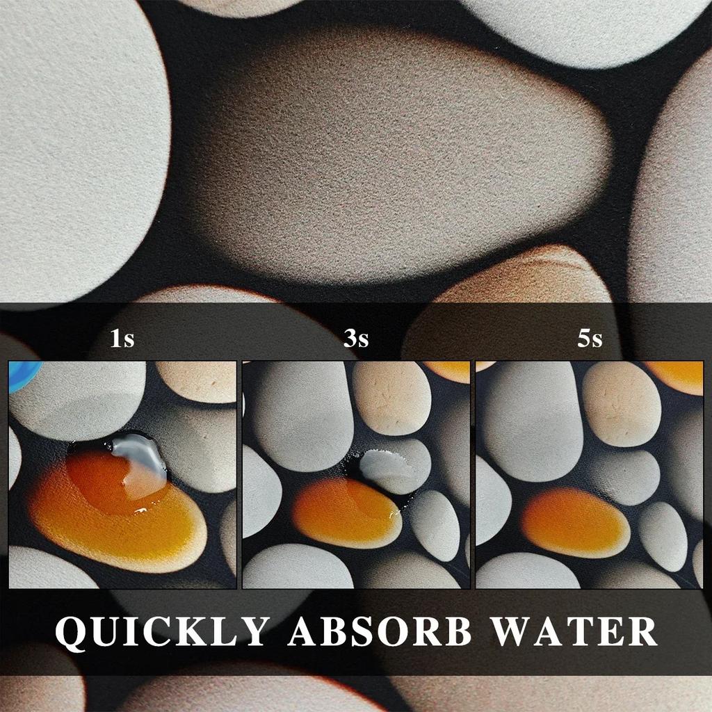 Non-slip Bathroom Carpet, Absorbent Doormat, Water-Absorbent Rug, Floor Mats, Bath Mat, Toilet Entrance, Home Decoration