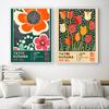Colorful Abstract Yayoi Kusama Retro Flower Animal Pumpkin Art Poster Canvas Printing Living Room Museum Gallery Decoration