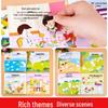 Children's Quiet Sticker Book: Whole Brain Logic & Concentration Game for Ages 0-6