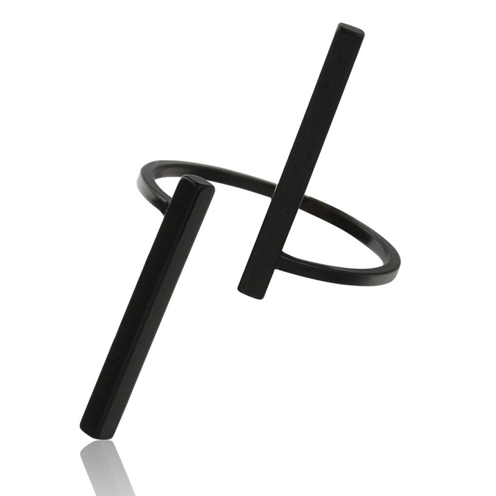 Couple Wedding Cuff Opening Punk Finger Loop Circle Woman Man Girls Lady Jewelry Anti-allergy
