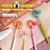 Portable Toothbrush Clip & Protective Cap for Travel and Home Storage