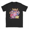 Kirbys T-shirt Giapponesi Retrò Uomo Donna Nostalgia Infanzia ACT Gioco Fantastico T-shirt in Puro Cotone Maglietta Girocollo Abbigliamento