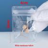 Portable Transparent Anti-Oxidation Jewelry Storage Pouch for Earrings and Necklaces, Dustproof and Sealed