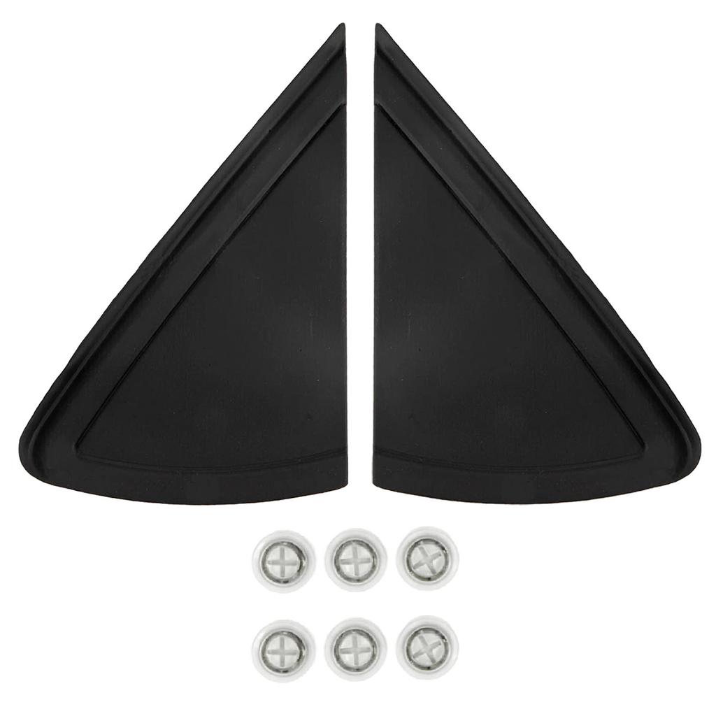 A Pair Triangle Exterior Cover RearView Side Mirror Trim for VW Polo 5 6R Hatchback GTI 2011-2018 6R0853273A 6R0853274A