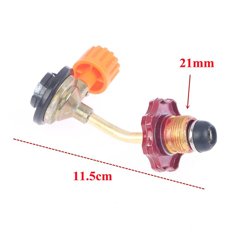 Butane Gas Cylinder Fuel Tank Filler Adapter Charging Inflatable Valve Tool