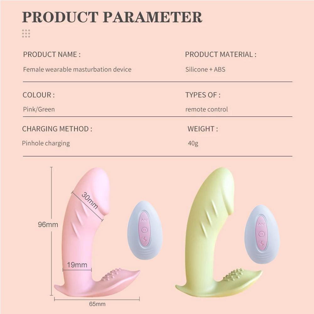 Trådløs fjernkontroll Dildo Vibrator Truser for Kvinner Klitstimulator Voksen Sex Maskinbutikk Kvinnelig Klitoris Onani Erotisk leketøy