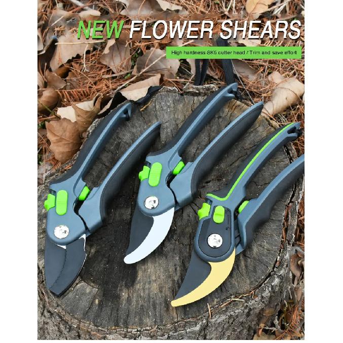 Garden Pruning Shears Stainless Steel Pruning Tools Garden Tools Scissors Cutter Fruit Picking Weed Home Potted Branches Pruner