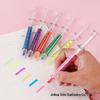 Korean Style Cute Syringe Shape Multi-color Fluorescent Marker Pen