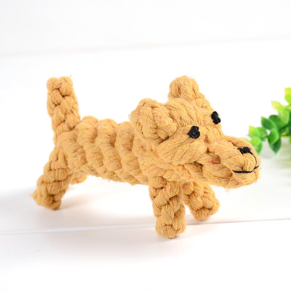 Animal Teeth Cleaning Cotton Rope Interactive Puppy Cotton Rope Toy Chew Toy Dog Toy Pet Supplies