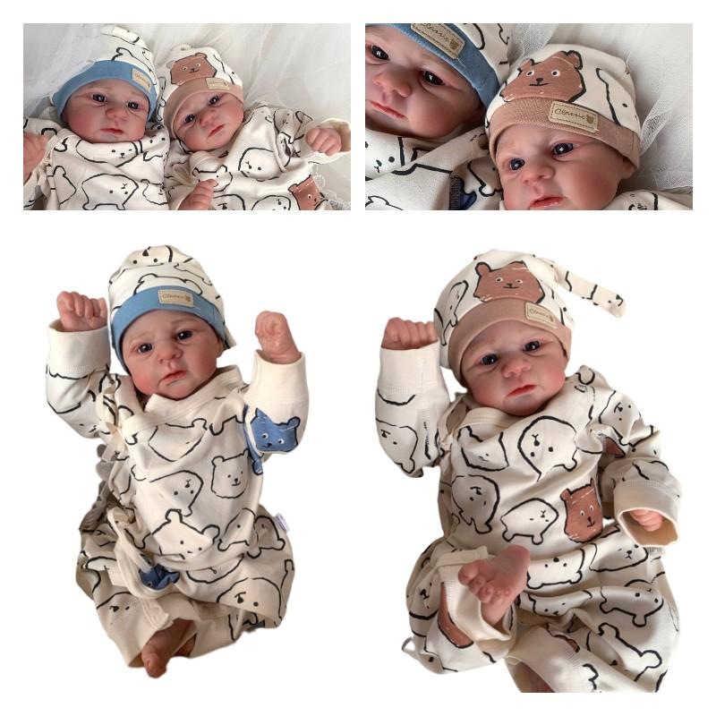Simulation 49cm Reborn Doll Baby Bath Companion Real Life Toys Lifelike Gift Kid