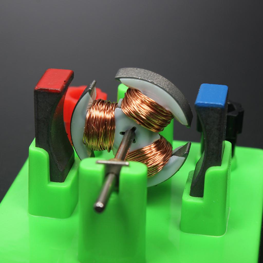 Miniature Motor Model Physical Science Experiment Toy for Student Teacher Direct-current Motor Model Educational Toy