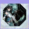 Creative Anime Umbrella With Polyester Fiber Fabric And Black Glue Coating For Adults Yinyue Jun Bronya Fuxuan Jingliu
