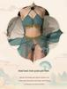 Fantasy Sexy Three-Point Split See-Through Hanfu Lingerie with Tassel Skirt