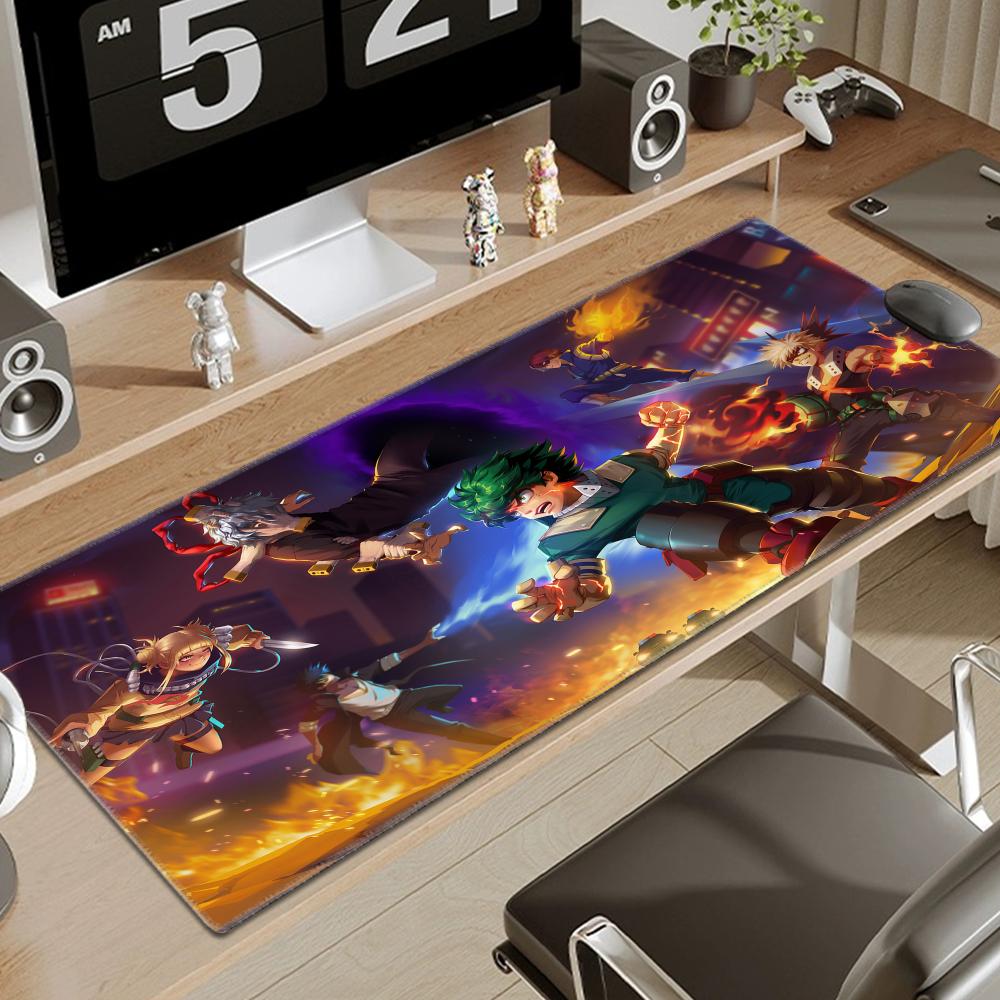 Tappetino Mouse Academia Deku Anime My Hero Gaming XL Nuovo Personalizzato Grande Mousepad XXL Tappetino Mouse Ufficio Antiscivolo Tappeto Mouse Pad