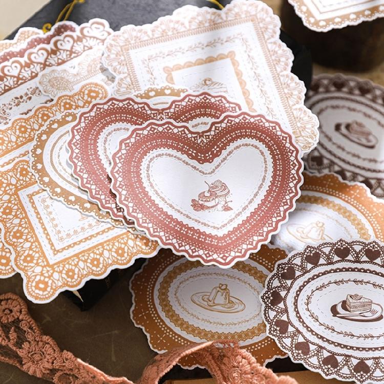 20 Sheets Landscape Sticker Stationery Sticker Scrapbook Sticker Decorative Sticker for Photocards Journal Decoration