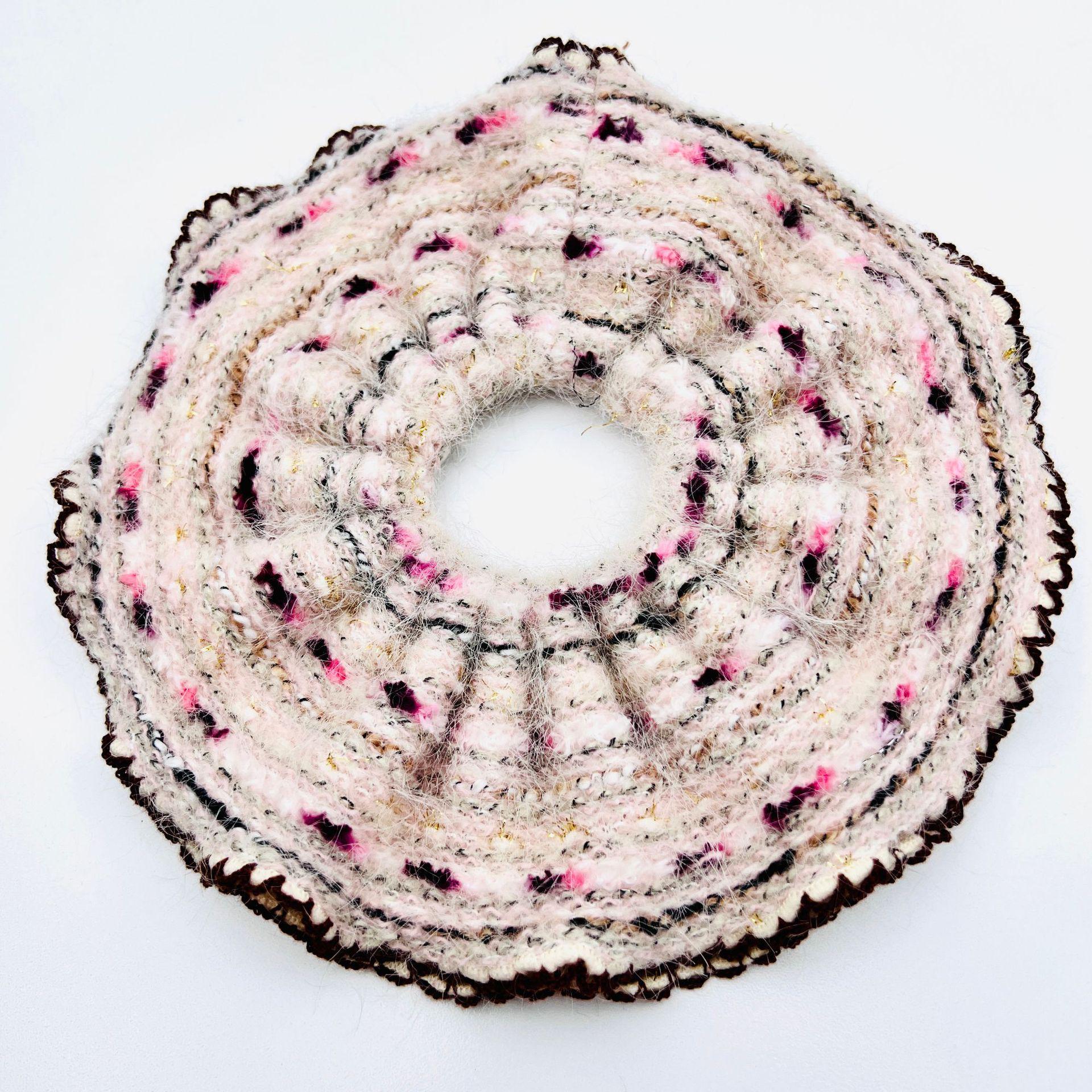 

Роскошная корейская мохеровая вязаная резинка для волос: Красочный осенне-зимний аксессуар для волос