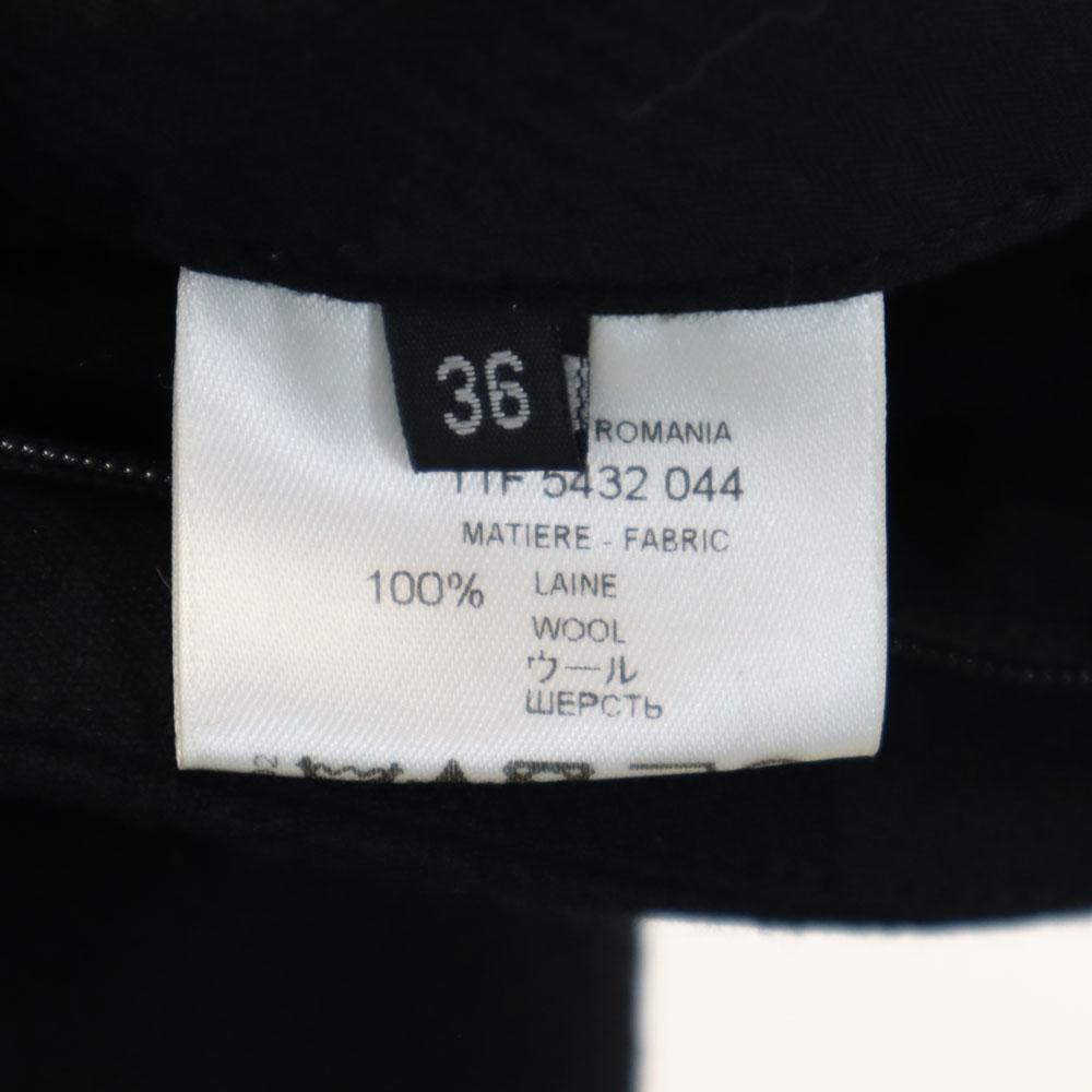 GIVENCHY Wool pants 36 black PARIS Women Used