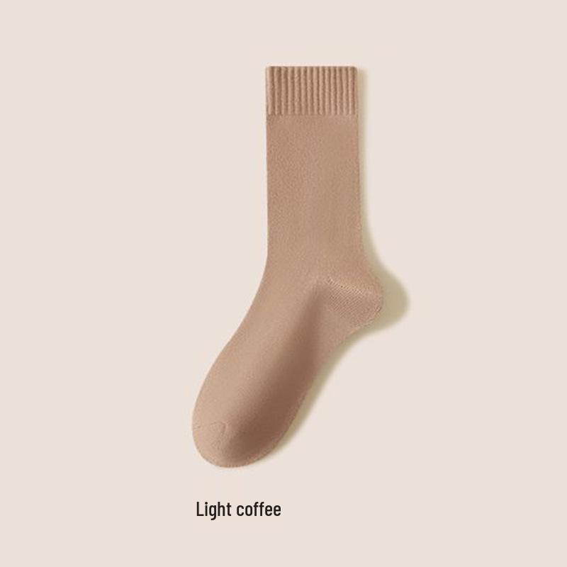 

Women s Fleece-Lined Winter Mid-Calf Maternity Socks колір світло кави