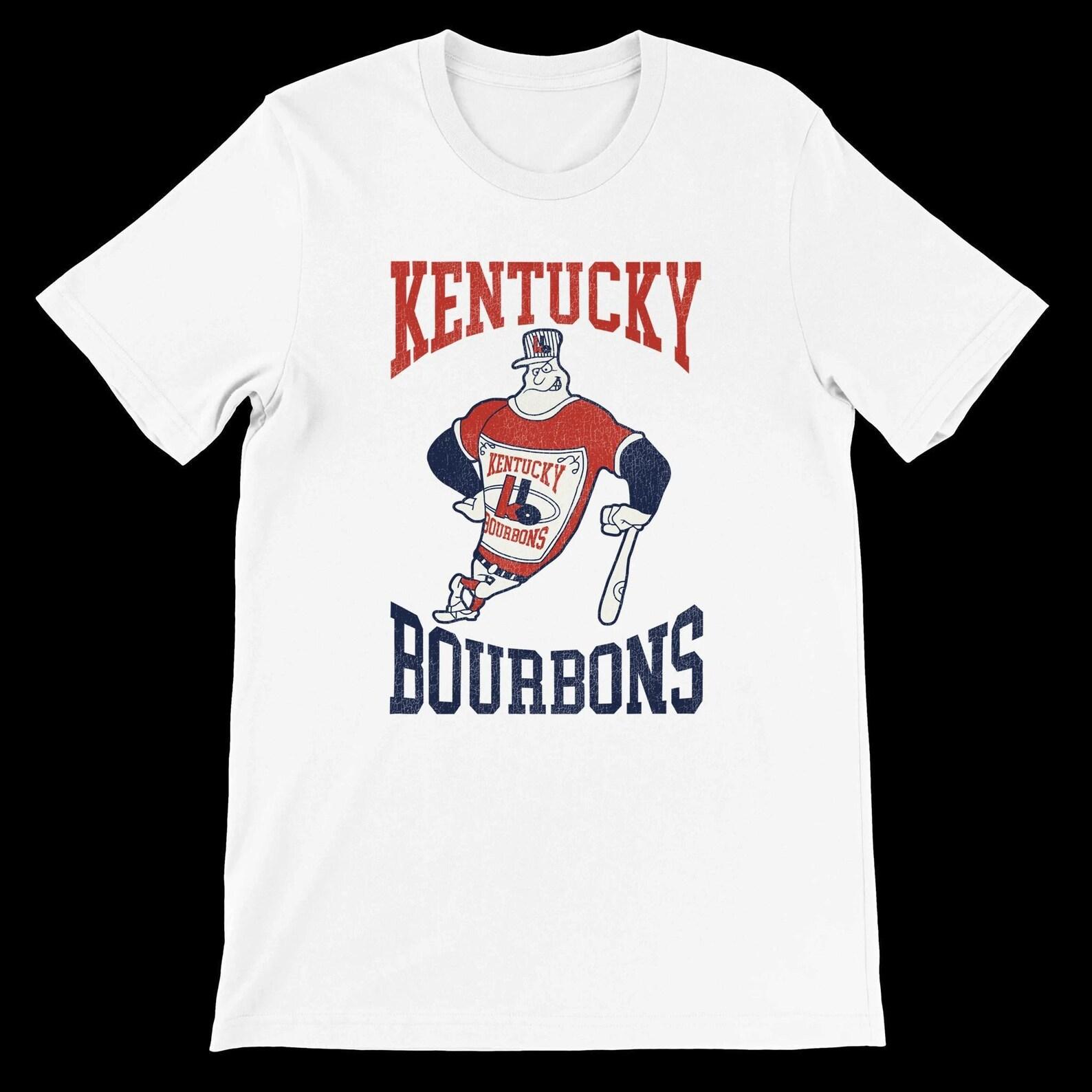 Kentucky Bourbons T-Shirt – Vintage Louisville Softball Team Apparel Cotton Tee 2XL